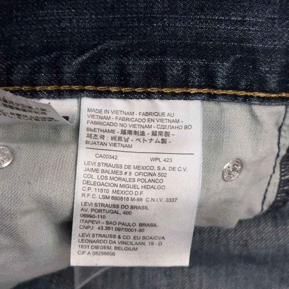 Levi's 569 Jeans Men's 38x31* Loose Straight‎ Dark Wash Denim 100% Cotton